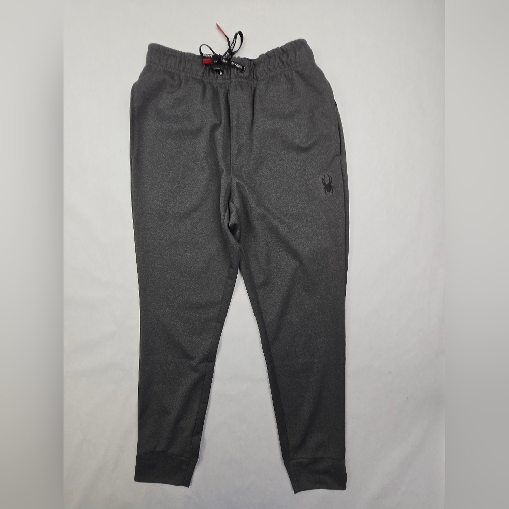 SPYDER ACTIVE Men Athletic Pant Size Medium  Dark Gray